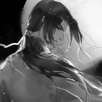 古风头像黑白男