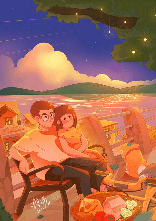 傍晚·日落·蛙田狸下·平凡的日子