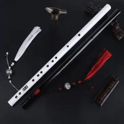 笛子玉笛 古风白玉小竹笛子随身道具初学者学生入门长笛子迷你专
