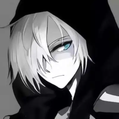 云曦:冷酷高冷黑白动漫男头_男生头像_我要个性网