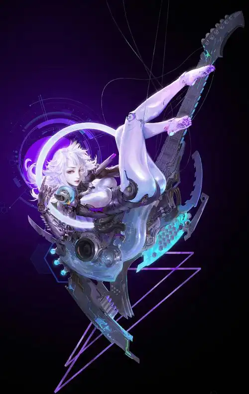 《摇滚女王—紫色歌姬》 黄光剑作品