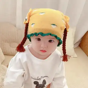 萌萌黄帽子(甜儿帽) 建议0-24个月宝宝