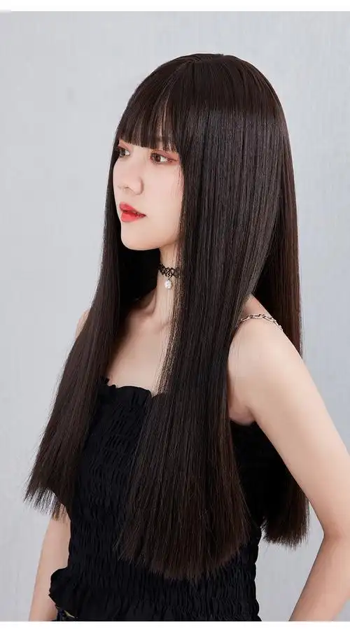 刘海功效改变发型货号502产地河南刘海类型可齐可斜适用脸型任何脸型