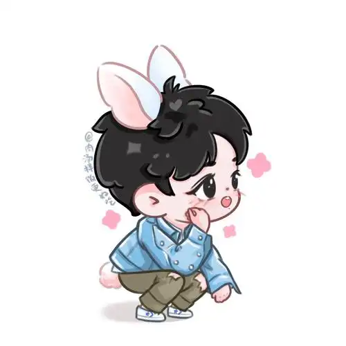 肖战卡通头像与动图