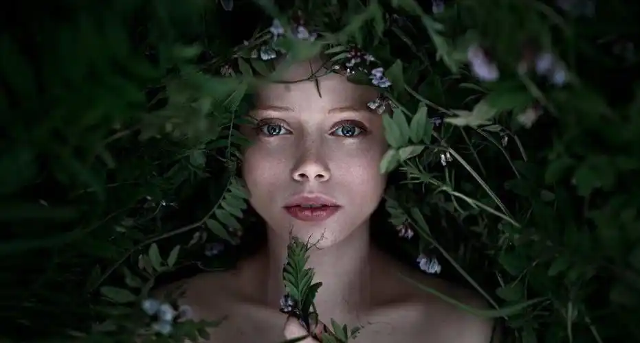 金发碧眼人像摄影作品欣赏