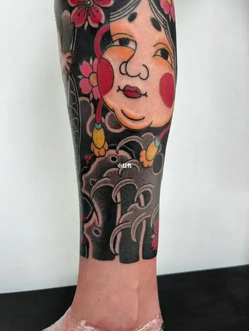 惠州老传统 #花臂花腿  #日式老传统 #满背 #阿多福 #包小腿
