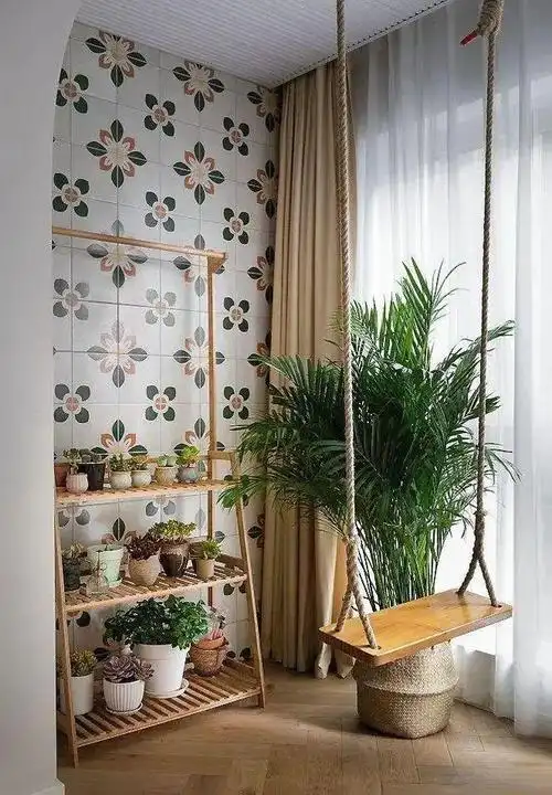 没有院子也不贪心3㎡的阳台改成小花园尝试过就知道有多香