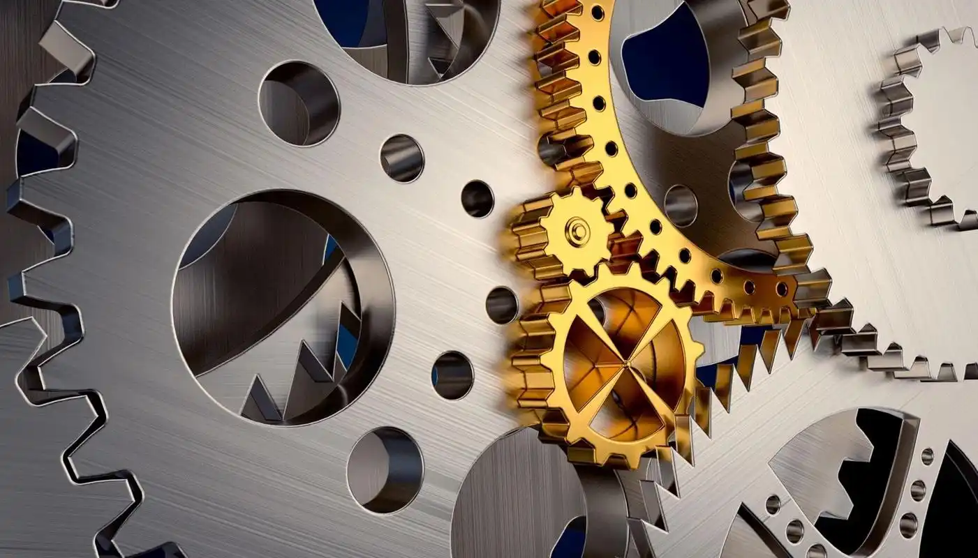 齿轮-机械-3d创意背景 7515每个人都是齿轮,在各自的轨道运行,一