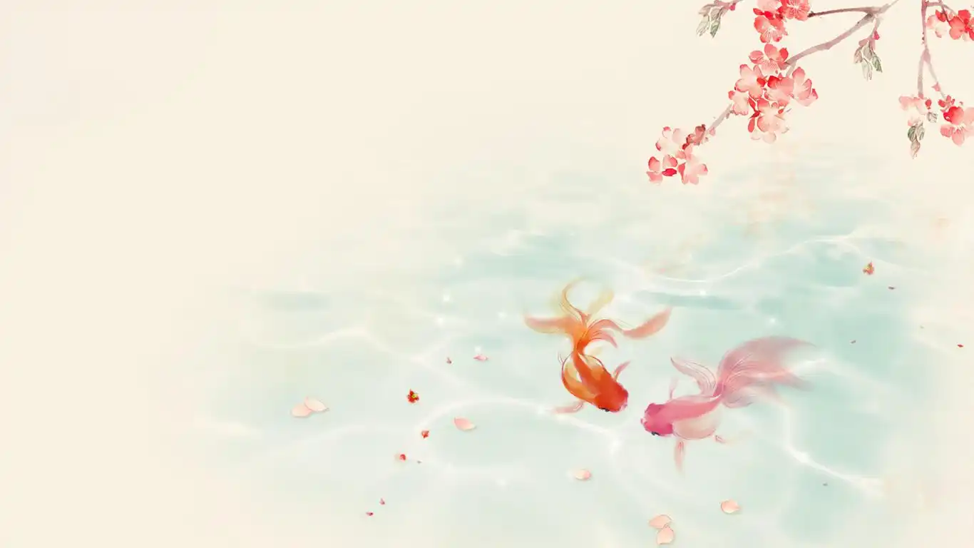 古风水墨精美插画电脑桌面壁纸高清大图预览1920x1200_风格壁纸下载_