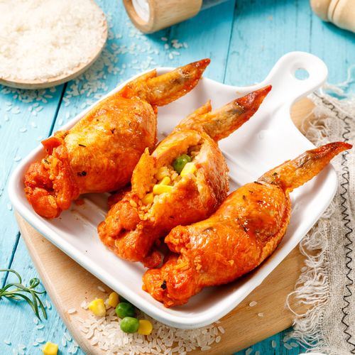 香巴度鸡翅包饭冷冻半成品商用台湾鸡翅包饭新鲜冰冻烤全鸡翅825g(香