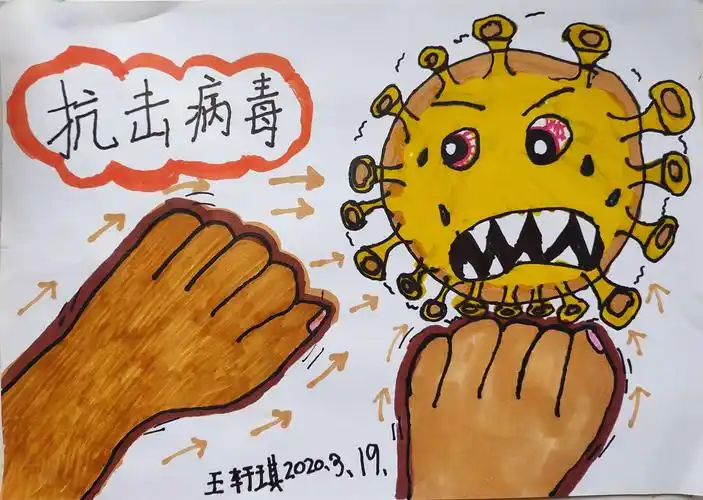 童心童画 "疫"起绘战——王轩琪小朋友抗击新冠肺炎疫情绘画集