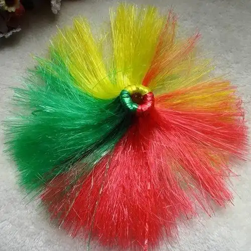 塑料尼龙毽子成人儿童毽子毛毛毽子耐踢可洗毽子两个装特价彩色标重款