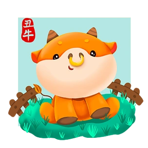 q版动物可爱喝奶奶牛卡通元宵节可爱呆萌汤圆小人早呆萌北极熊白小北