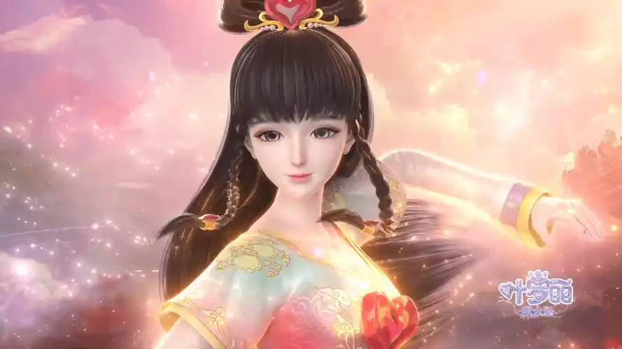 叶罗丽:王默的默水语新造型,汉服侧颜美如画,每张都似壁纸_标配_眼睛