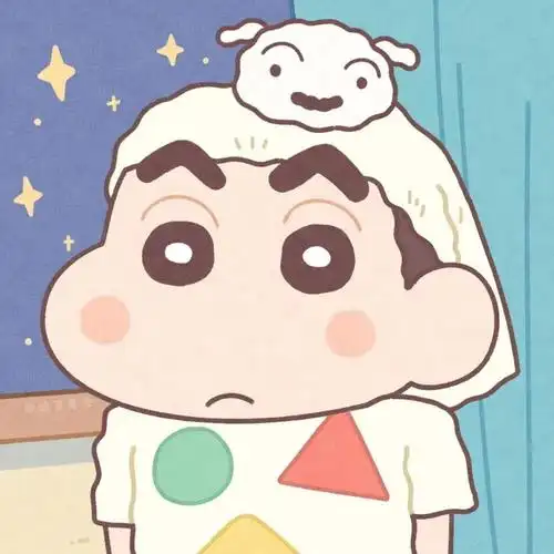 是巨巨巨可爱的蜡笔小新头像呀