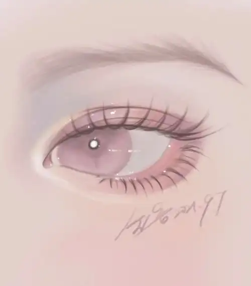 临摹新手也能画的眼睛
