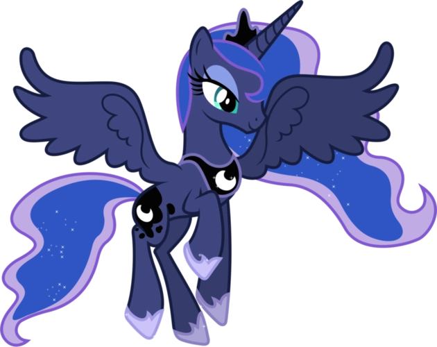 小马宝莉之月亮公主简笔画