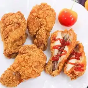 华都脆皮炸翅根 2斤 油炸鸡翅根小鸡腿肉感十足 任选3件顺丰包邮