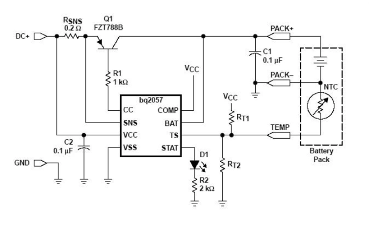 锂电池充电电路