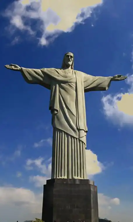 巴西的耶稣像高清图片手机壁纸下载