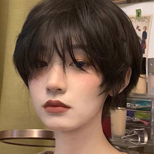 假发男短发cos伪正太少年日系齐刘海韩版帅气自然蓬松新全头套式