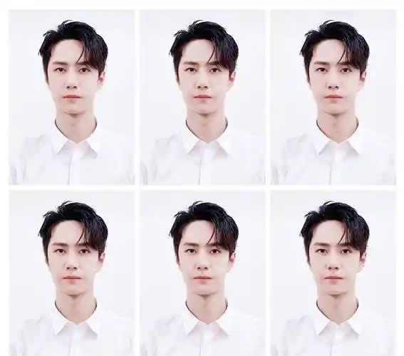 王一博白衬衫证件照上热搜,明星证件照大盘点