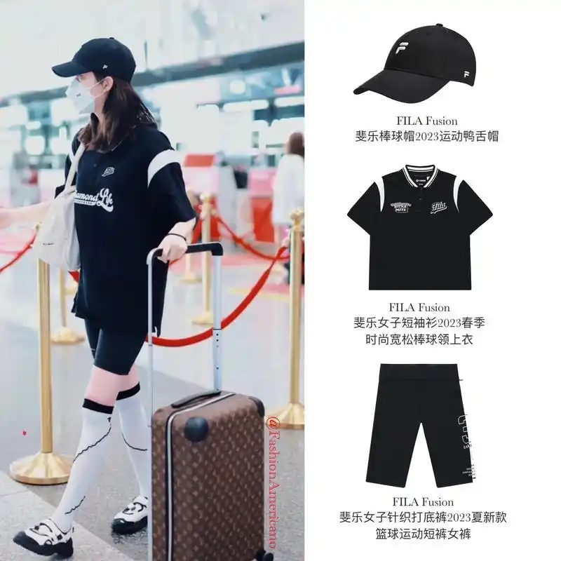 欧阳娜娜fila斐乐新代言?看图4懂了.原来是推出的明星系列 - 抖音