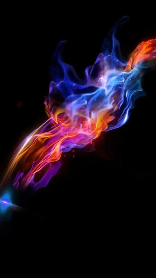 彩色火焰h5背景