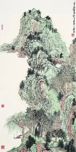 李可染画院院长李庚山水画作品赏析—百年荣耀艺术馆