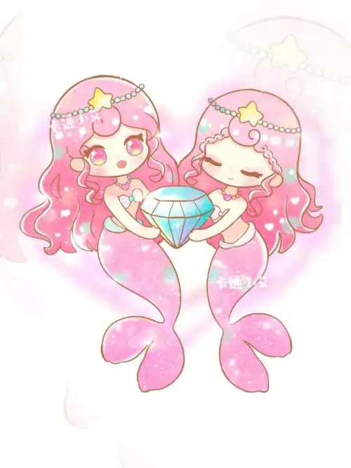 十二星座美人鱼公主卡通画合集