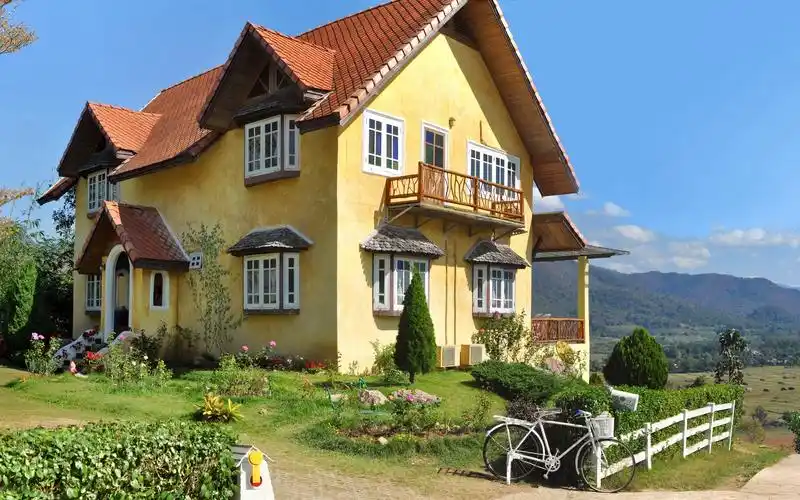 泰国,豪宅,花园,自行车 壁纸 - 2880x1800