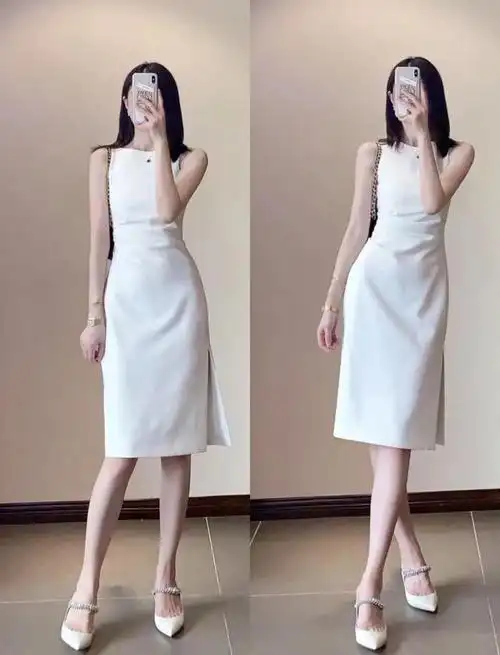 教你这些显高穿搭用小裙子高跟鞋来演绎初秋的时髦和优雅