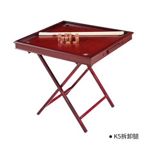 狮奥利兴康乐棋桌实木克朗球台球克郎可折叠家用老少皆宜 新款拆卸腿