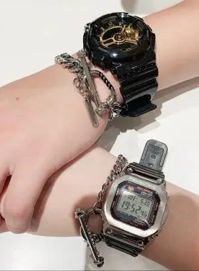 官方正品小鬼王琳凯同款几何潮手链