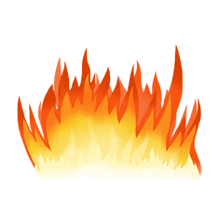 火焰大火光效特效背景装饰元素材质免抠火火焰光圈免抠素材一组金色