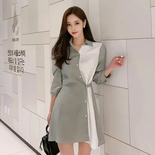 时尚气质显瘦包臀v领性感打底连衣裙礼服裙6226跨境女装2021春冬新款