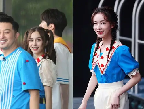 杨颖吴谨言同类装扮差距大,生过娃的baby更显年轻