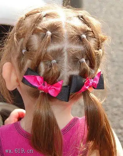 女孩发型大全,就给闺女这么扎小辫