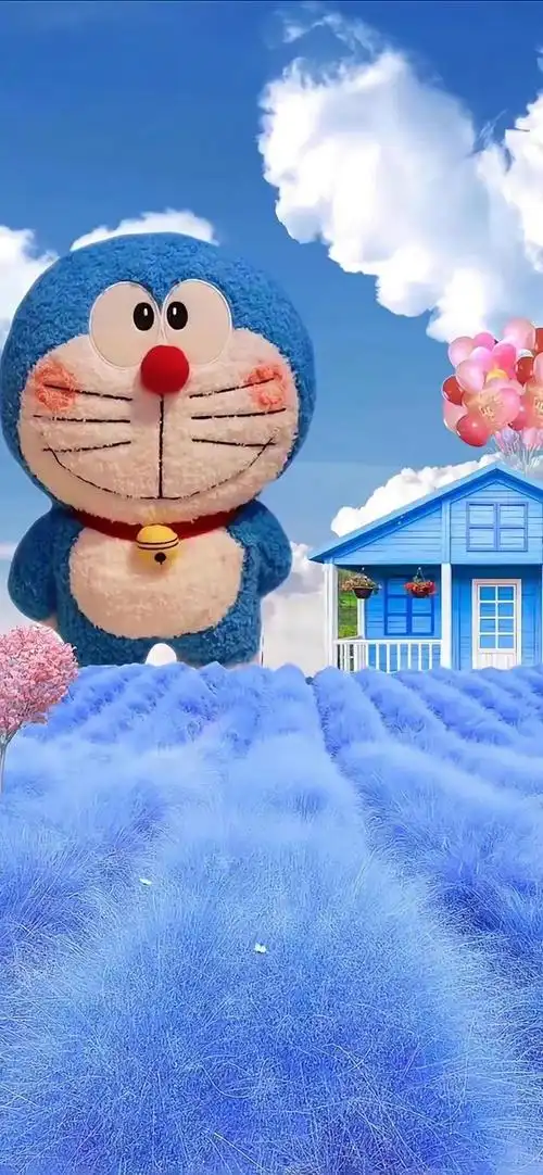 蓝胖子壁纸,蓝胖子壁纸锁屏(哆啦a梦高清壁纸,可爱蓝胖子图片)