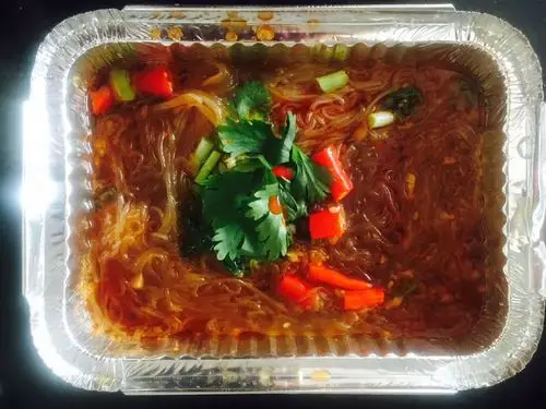 锡纸蒜蓉粉丝,酸辣粉丝