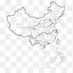 蓝色中国地图-快图网-免费png图片免抠png高清背景素材库kuaipng.com