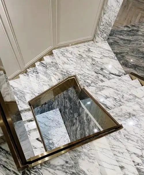 天然大理石楼梯踏步