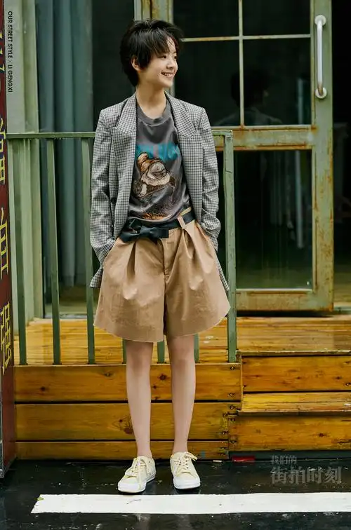 【youth power】特辑 "小欢喜"李庚希的街拍look-搜狐大视野-搜狐新闻