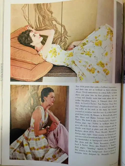在我3月份发布的文章里也有很多老杂志里的《vogue》内页内容.