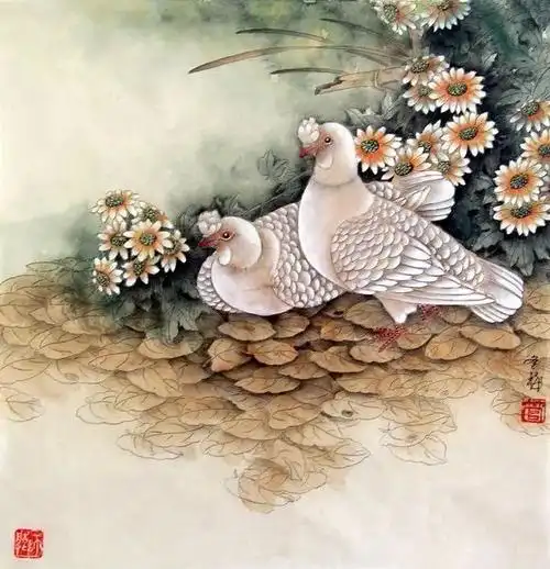 笔笔细腻|管冬梅工笔花鸟作品欣赏