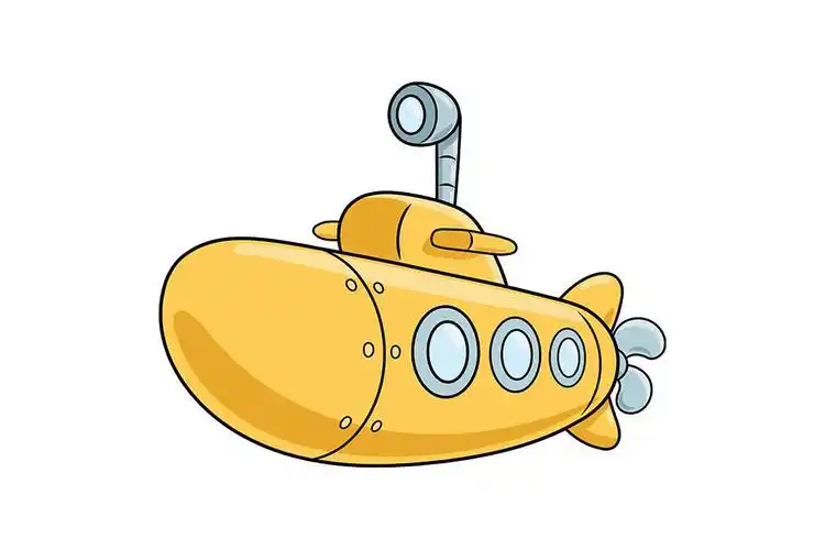 简单潜艇怎么画