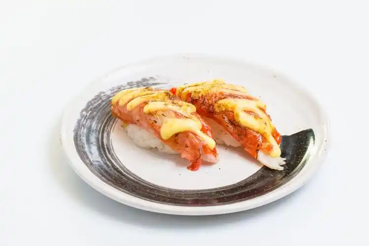 火炙蟹腿握寿司