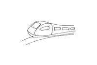 儿童画地铁简笔画