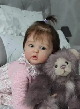 npk60厘米仿真重生长发公主3d娃娃