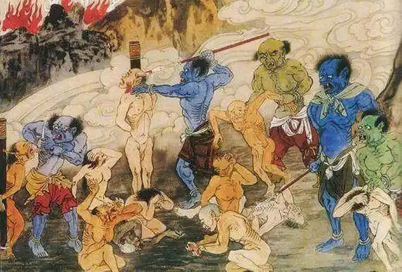 民间故事:传说中的十八层地狱,血腥味浓慎入